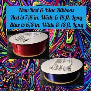 Red & Blue Ribbon